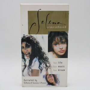 Selena Remembered VHS 1997 Narrated By Edward James Olmos